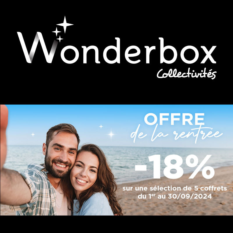 Promotion coffret Wonderbox rentrée