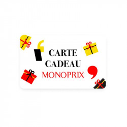 -5% carte cadeau Monoprix